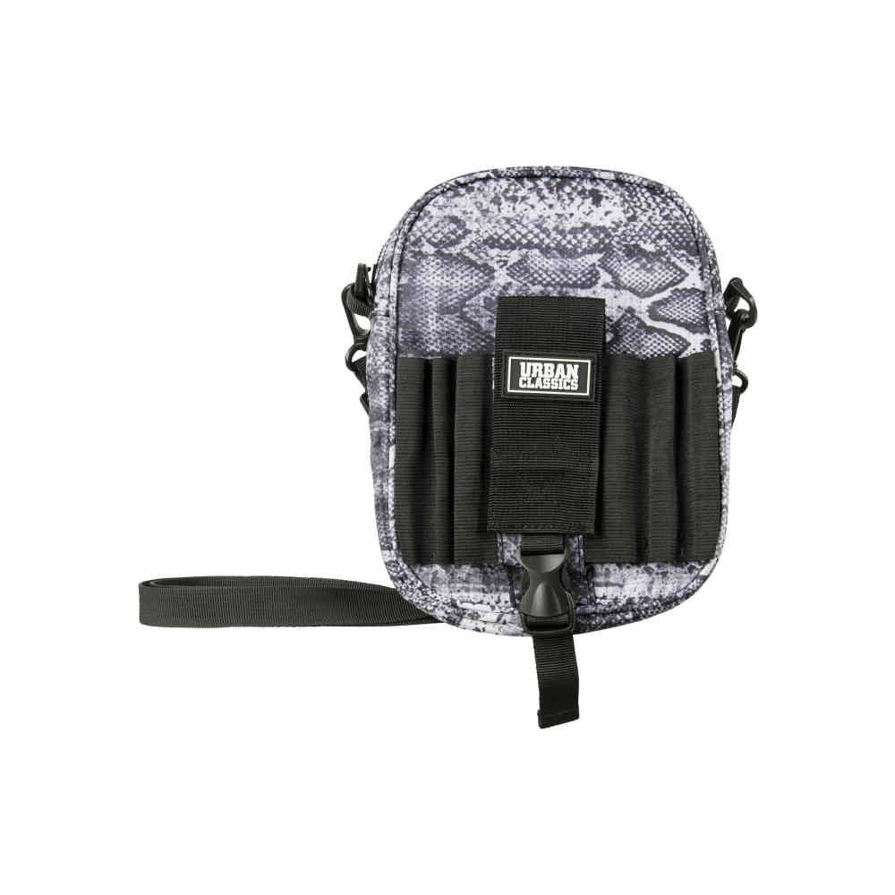 Urban Classics - Printed Festival Bag snake one size Shoulder bag - Grey/White